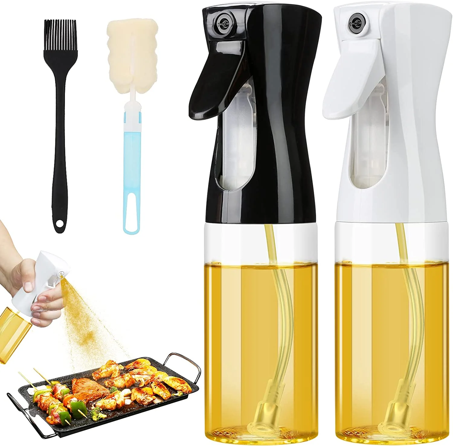 Kitchen Gadgets Accessories 200 Ml Glass Vinegar Sprayer Olive Oil