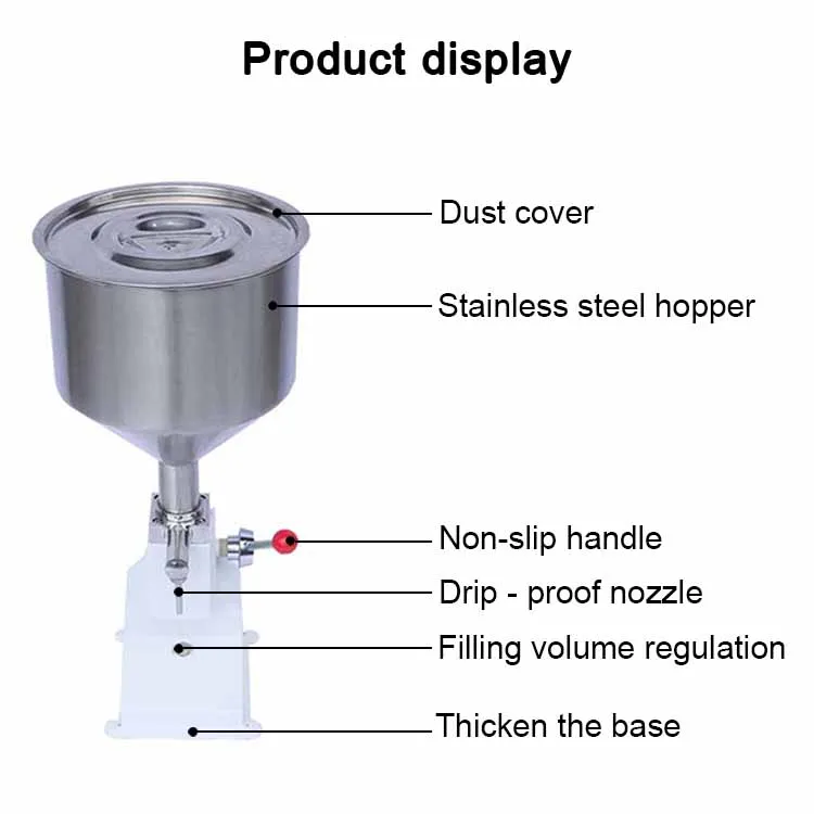 Jyd 2019 Best Selling Manual Ice Cream Filling Machine Cream Cosmetic