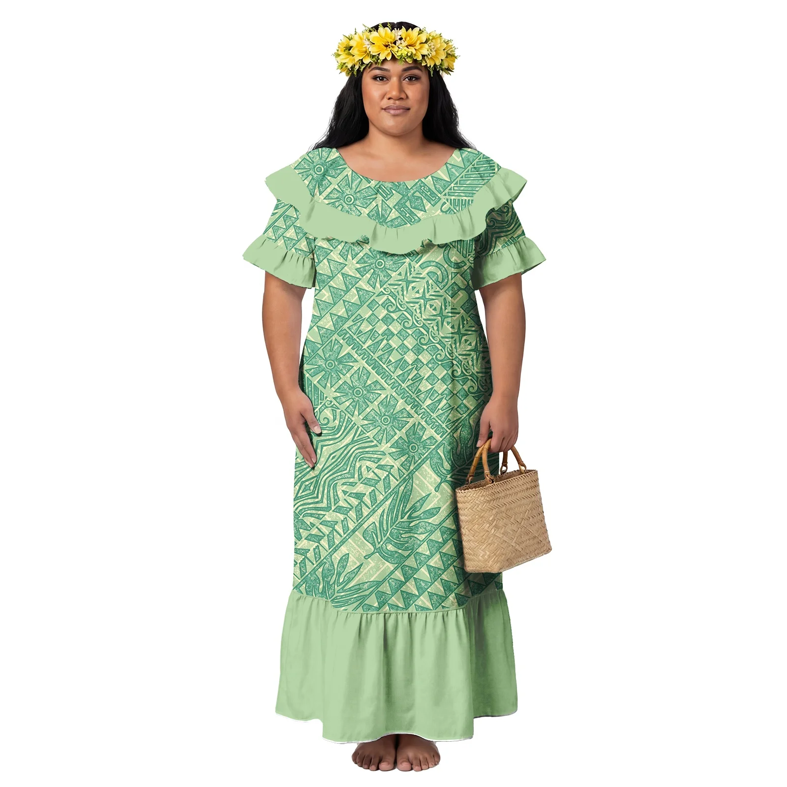 polynesian dresses for women Yuosegray Blue Polynesia Off The Shoulder Formal Soft Tea Party Dresses for Women Orange Hawaiian Dresses for Women Luau Party Cocktail Party Loose Fit Trendy and Versatile (S) The Aurora Orange Maxi Hawaiian Dress features a stunning floral print Nalani Long Rayon Hawaiian Dress