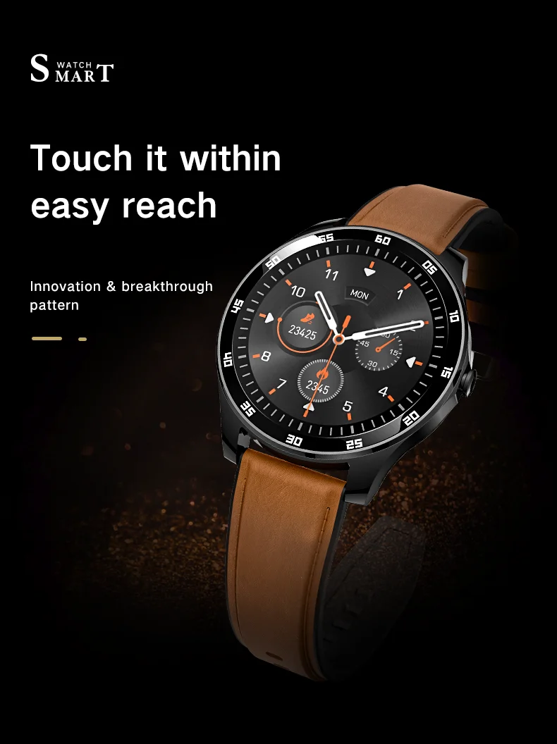 Df S16 Reloj Inteligente Cara Redonda - Buy Fitness Tracker,Reloj  Inteligente,Temperatura Reloj Product on Alibaba.com