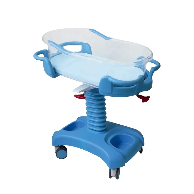 
Hot sales ABS baby cot for hospital baby for new-born infant bed cart 