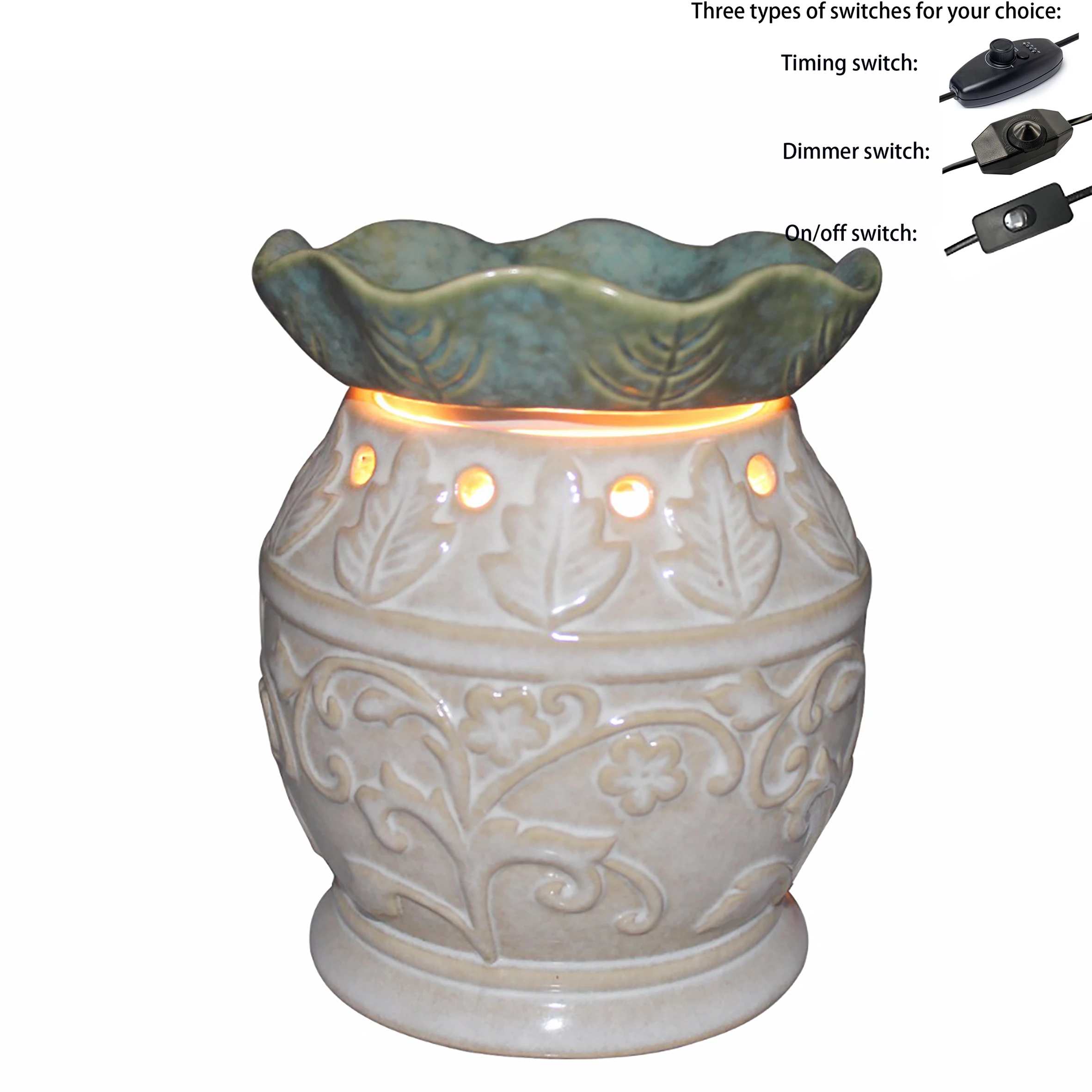 Modern Electric Wholesale Wax Tart Candle Warmer Aroma Oil Burner