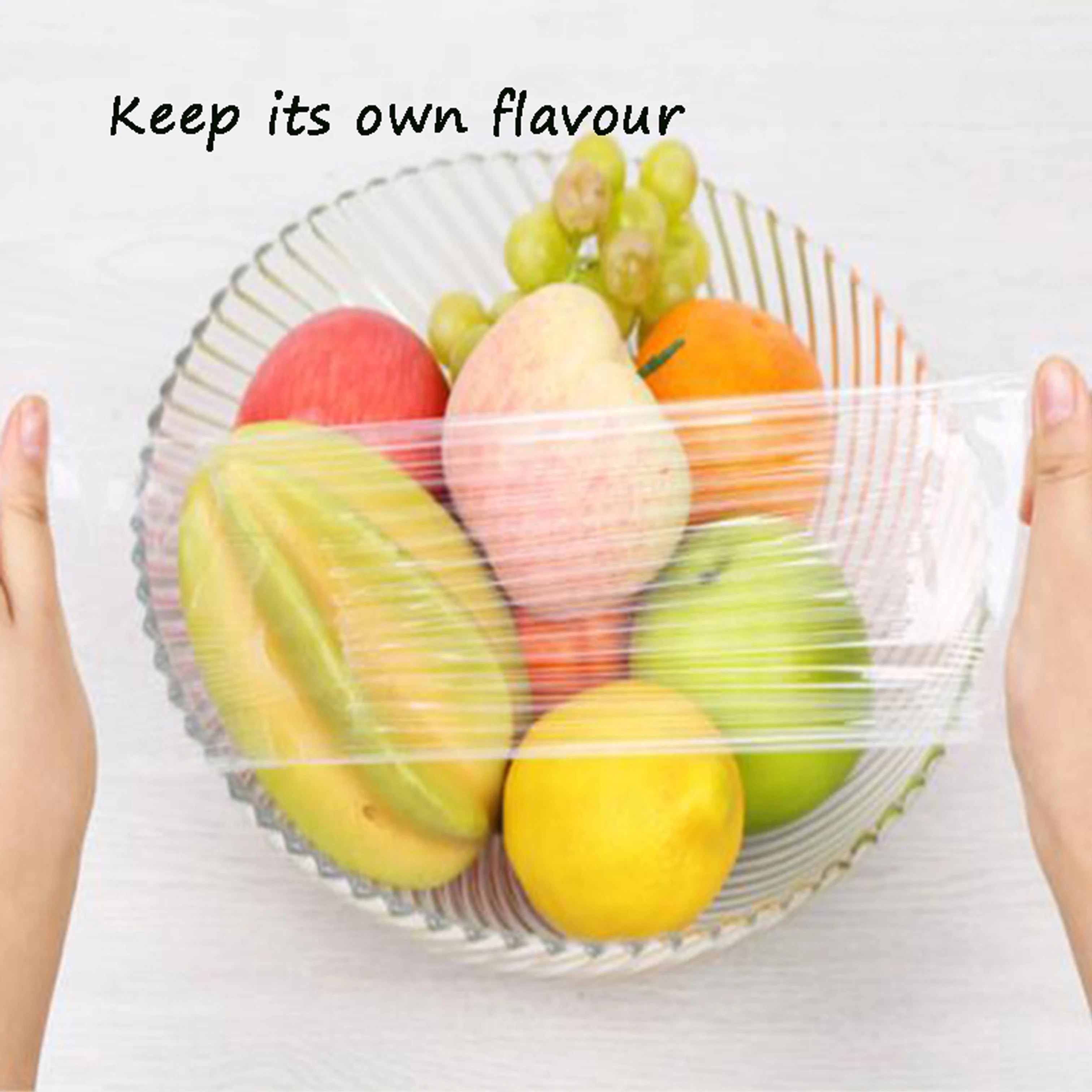 Customized Food Grade Plastic Cling Wrap Film Soft Pallet Packing