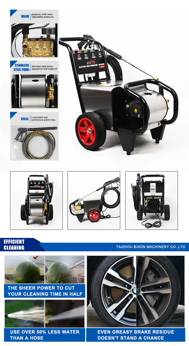 300 Bar 4350psi Commercial Pressure Washer Electric Car Pressure Washer