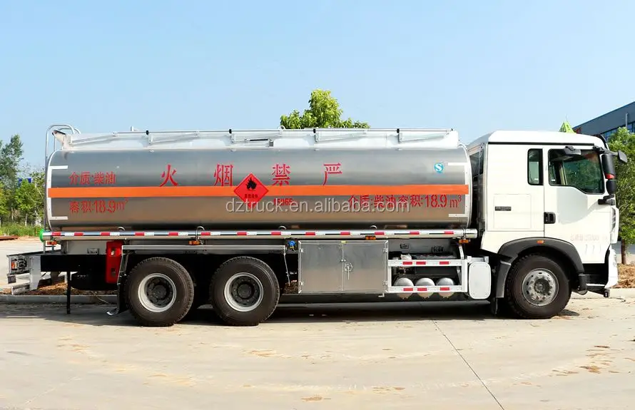 Howo 20000 Liters Fuel Tank Truck For Sale/aluminium Alloy Fuel Tank