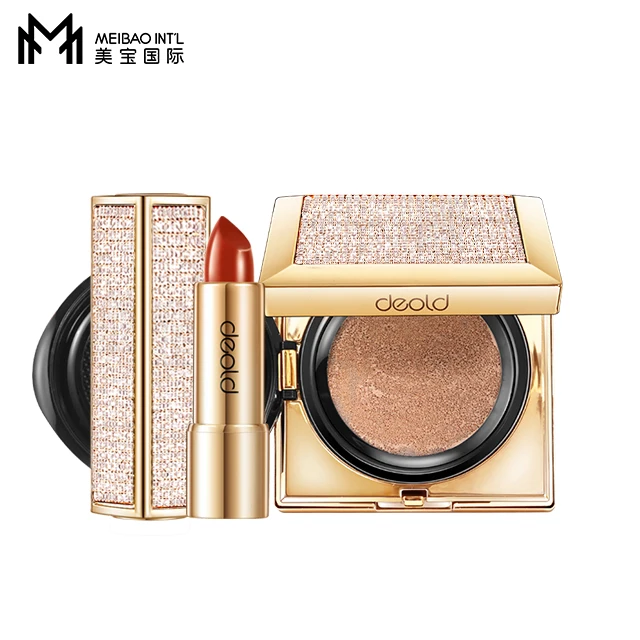 Most Popular Bling air Cushion Eye Shadow Lipstick Gift Professional Cosmetics Makeup Sets