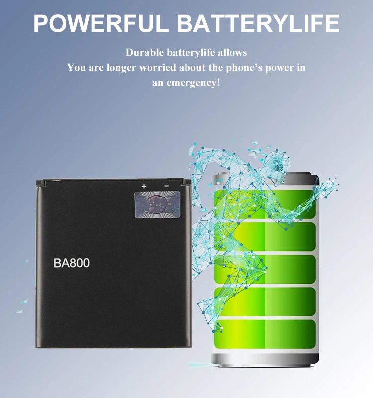 Nuevo Genuino BA800 Batería 1700 mAh para Sony Ericsson Xperia S ARC HD LT26i LT25i