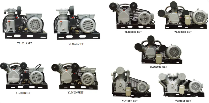 Factory custom logo piston air compressor pump head air compressor for industrial use