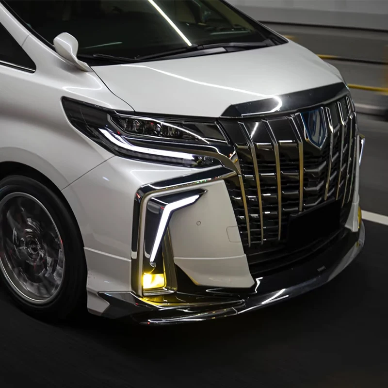 For Toyota Alphard Front Bumper Golden Fog Light, Compatible with 2008 ...