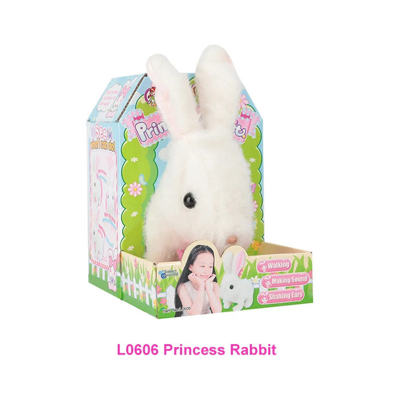 Interactive Bunny Toy Rabbit Doll Stuffed Animals Play Educational Toy