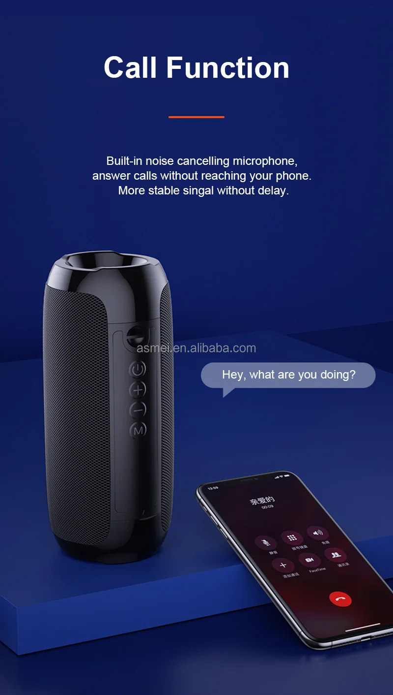 TG117 Mini BT Speaker Portable Wireless With TF card and FM Radio For Mobile Phone PK Loudspeaker TG113 - ANKUX.COM