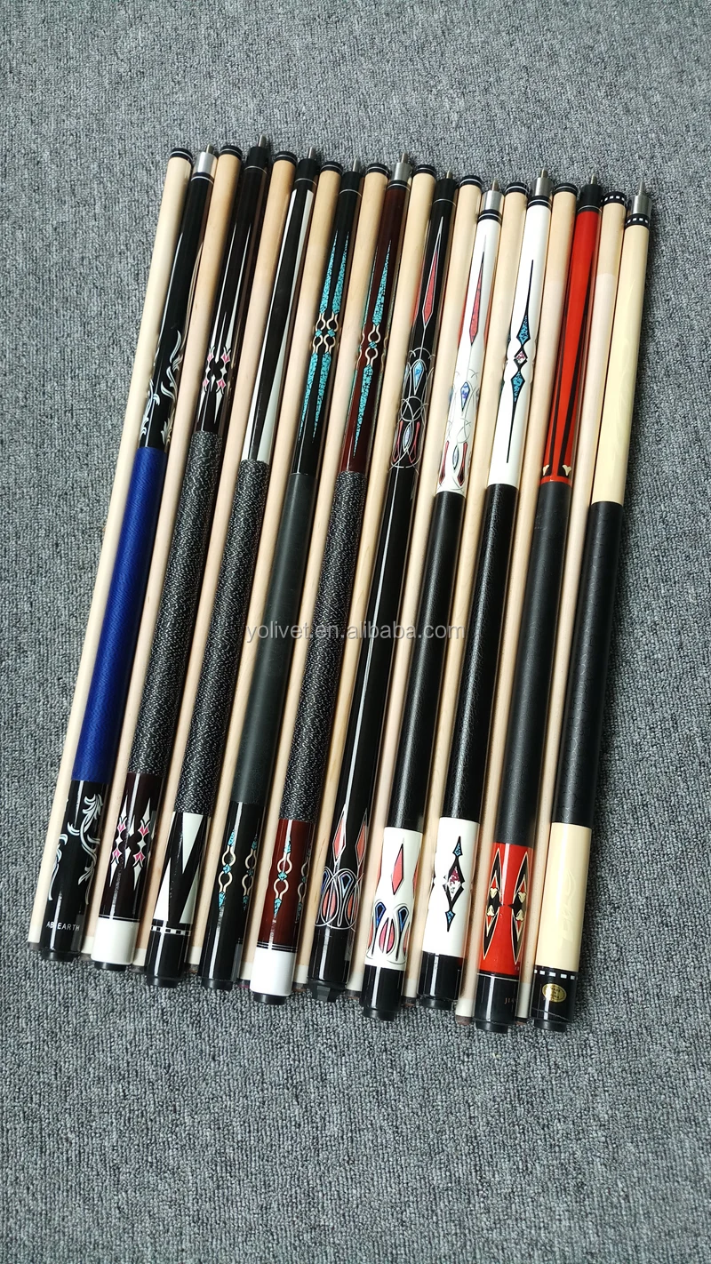 Xmlivet Maple Wood Pool Cues 11.75mm/12.75mm/13mm Billiards Cue Sticks