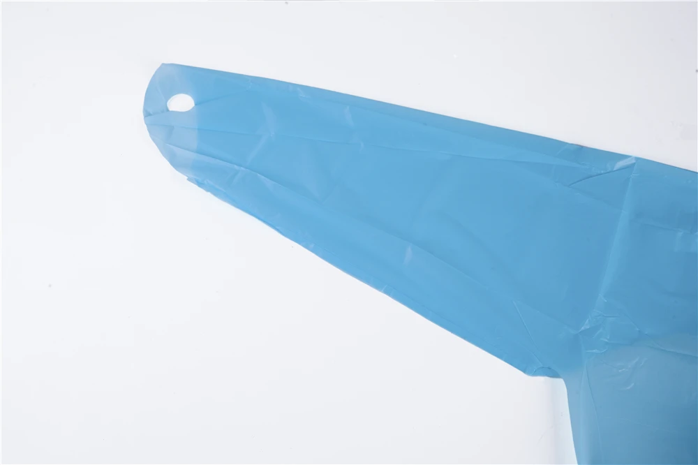 Heir Cutting Disposable Apron Plastic Cpe Disposable Aprons Disposable