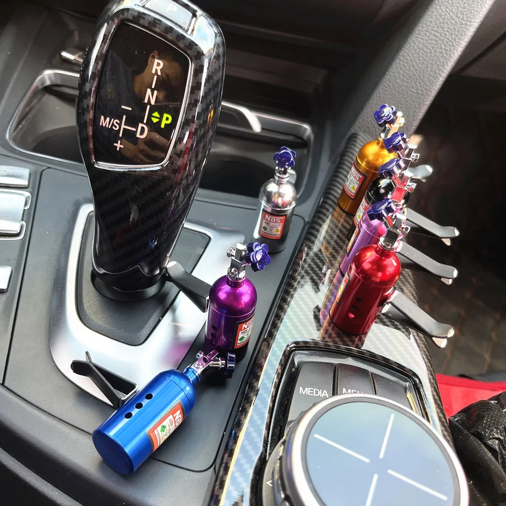 Best-Selling Car Air Vent Decoration Metal for NOS Perfume Nitrogen Cylinder Fragrant Freshener for Cross-Border Comptibility