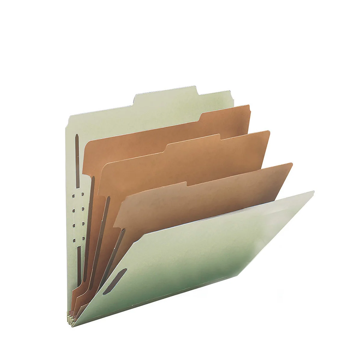Папка классификатор. Nature Saver classification folder. Прессшпан. Подвесная папка системы Smead Six Section.