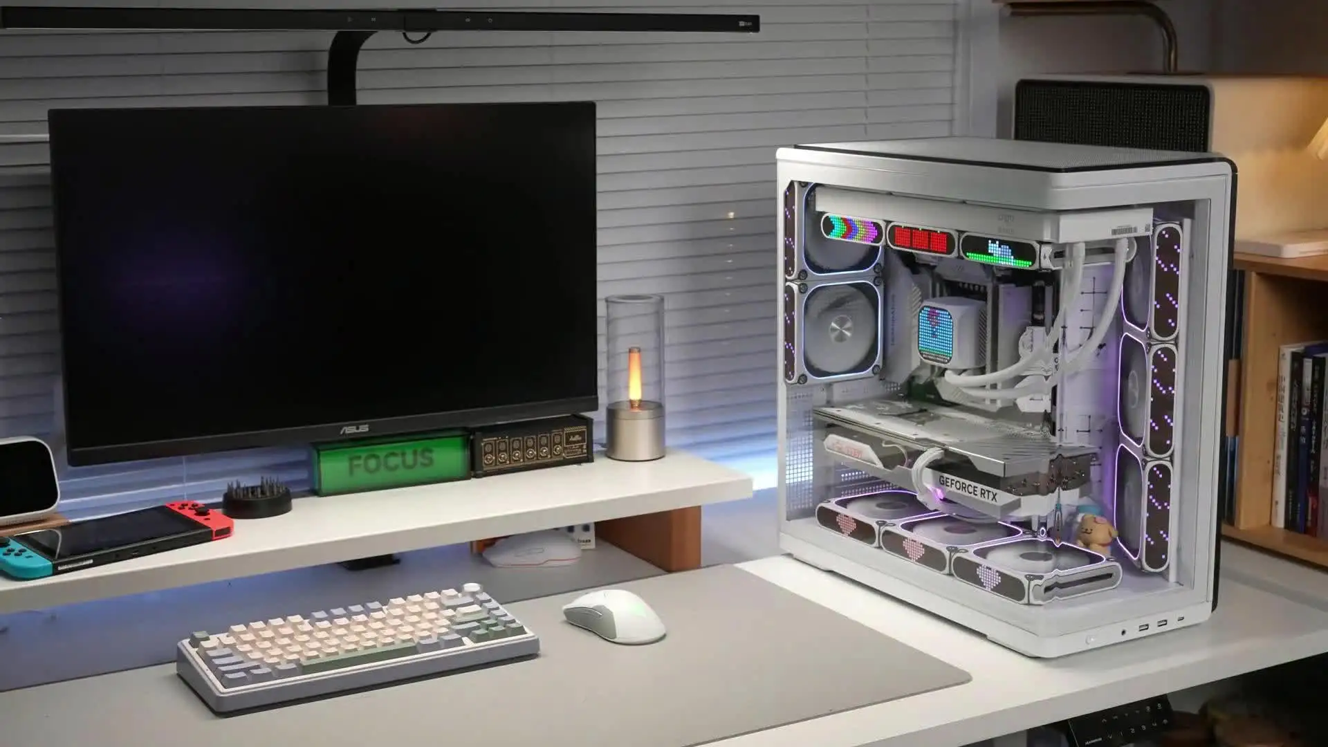 Aigo Starry Chen ATX Mid-Tower Gaming PC Case with Curved Glass