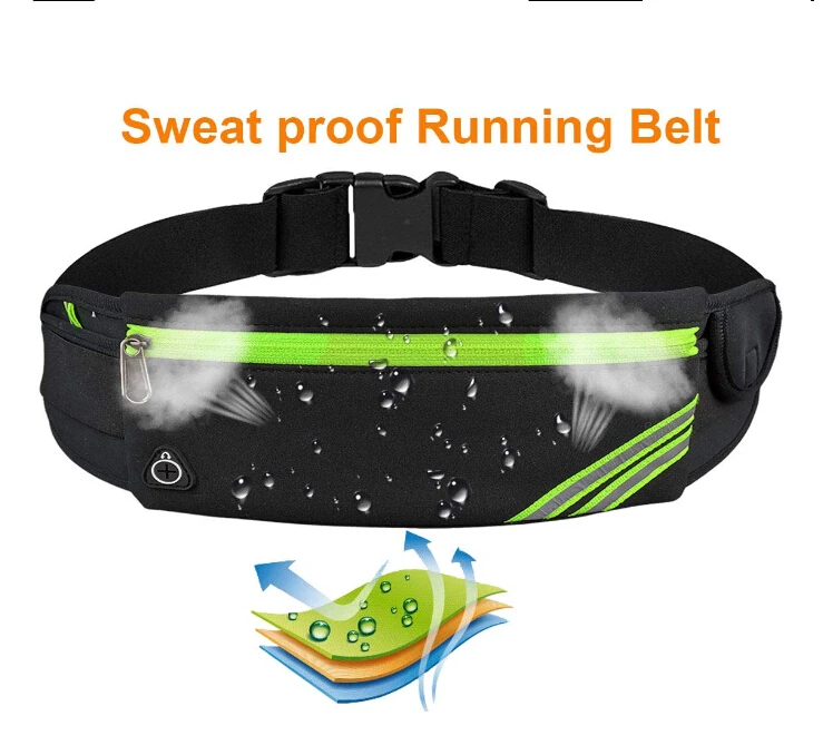 Neoprene Thin Running Pouch Belt Waist Pack Bag Buy Workout Fanny