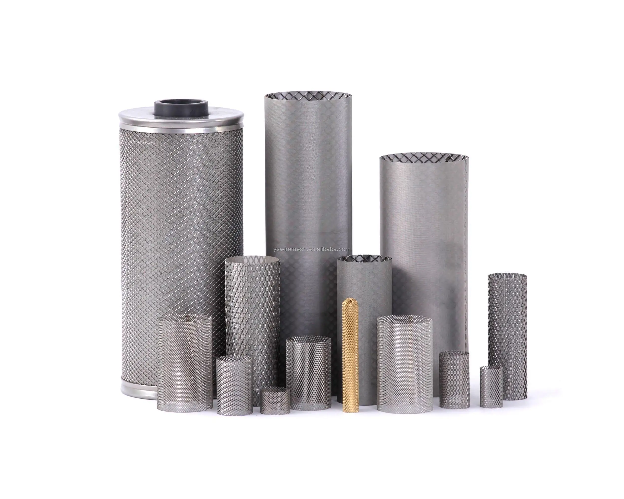 Micron Expanded Metal Mesh Filter Cylinder For Y Type Strainer Filter