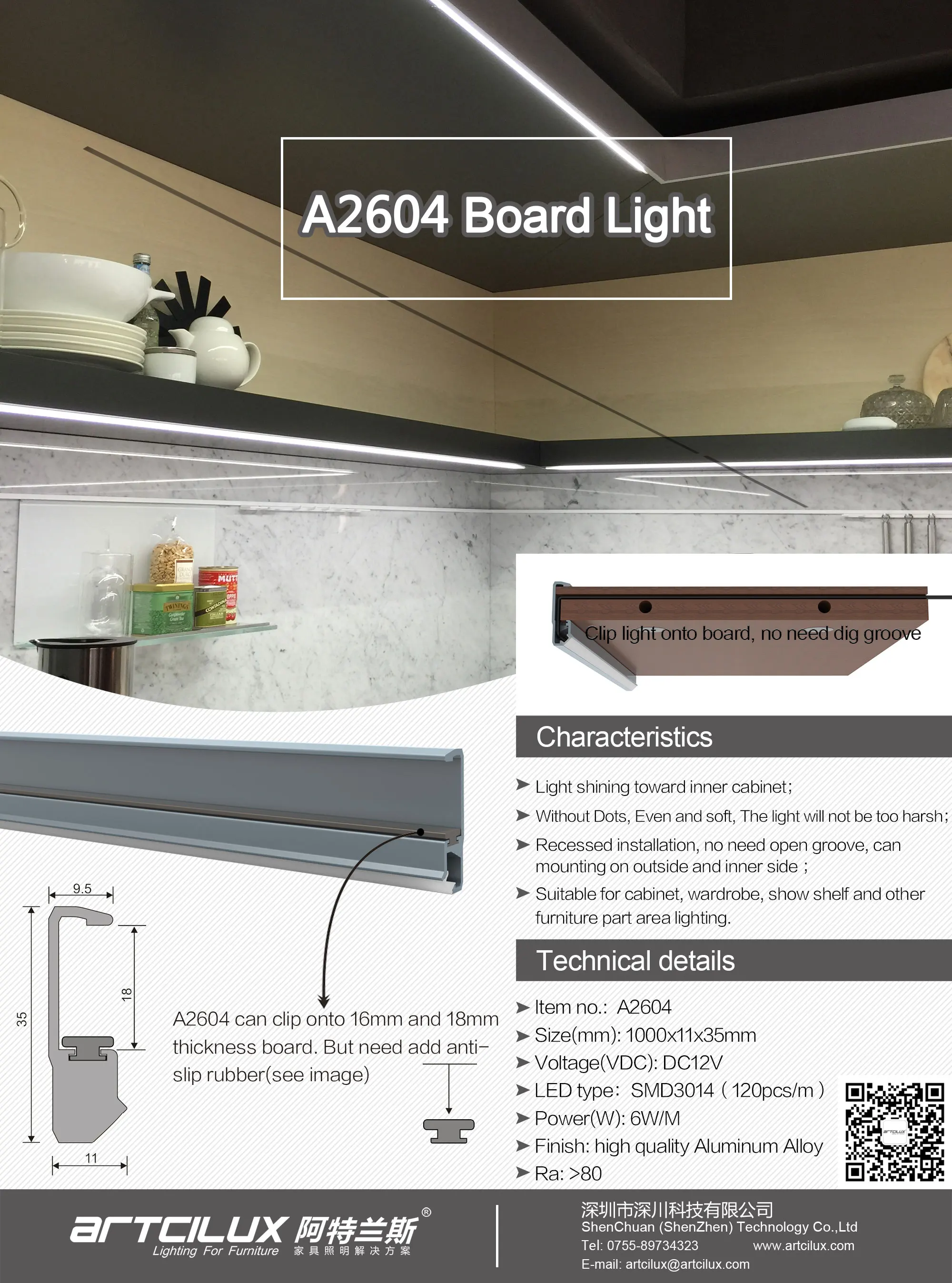 Led Shelf Light Kit Modern Furniture Led Shelf Edge Lighting Kitchen