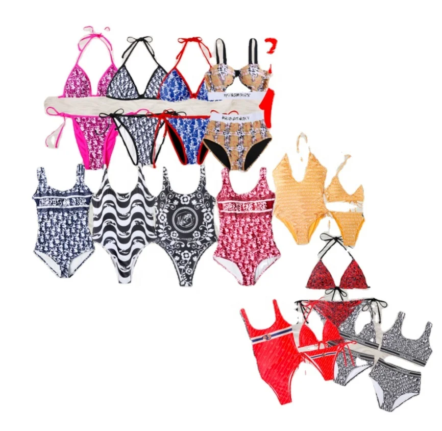 2024 Designer Famous Brand New Arrival Sexy High Waist One Piece