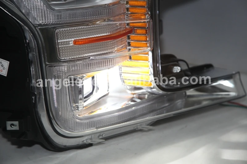 New Arrival led Headlight For FORD for Raptor F150 2015-2017 YZ Flowing Tuning light