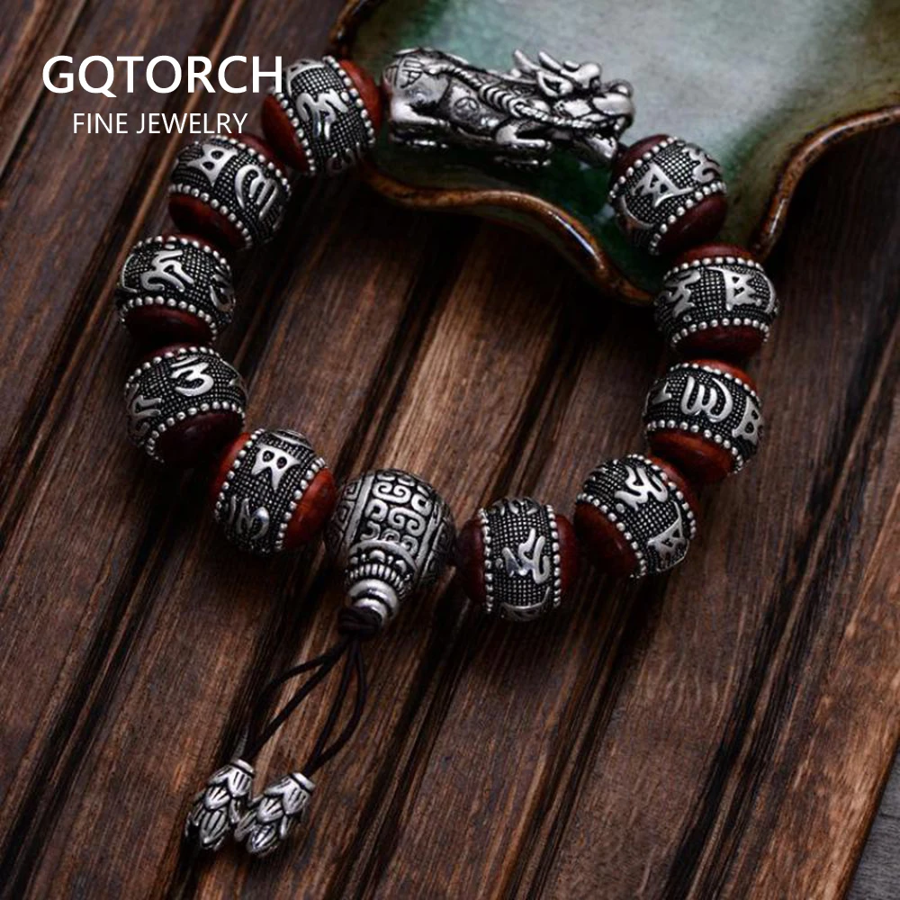 Details about   Collect Fine China Red Sandalwood Laser Carving Buddha Beads Hand Chain Bracelet 