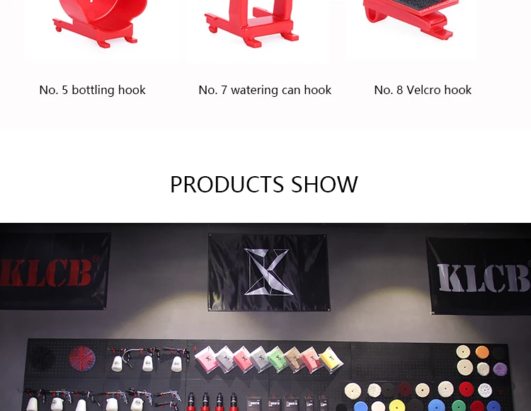 KLCB-soporte de almacenamiento de accesorios de coche, herramienta de exhibición de productos, perchero colgante personalizado