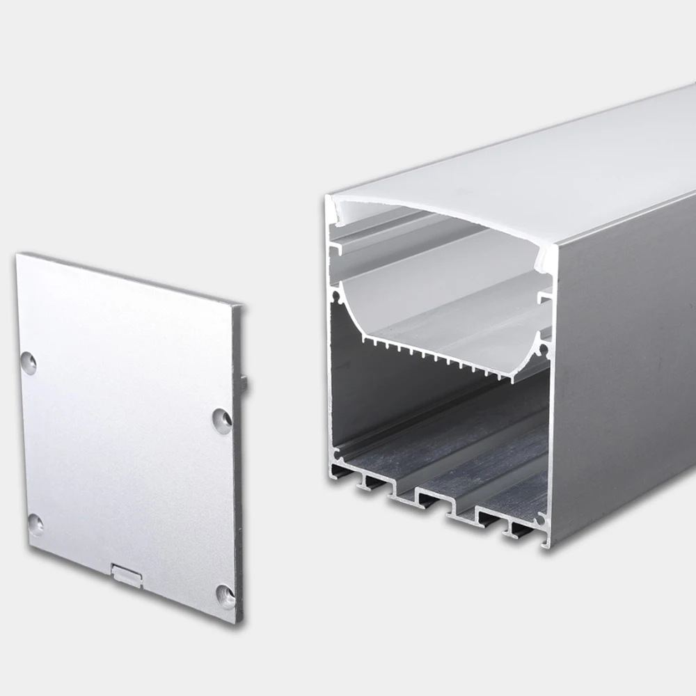 
106-Office line lights L*70*75mm Ceiling Surface mounted &Ceiling suspension 24W/m High lumen Office Lighting Linear Line 