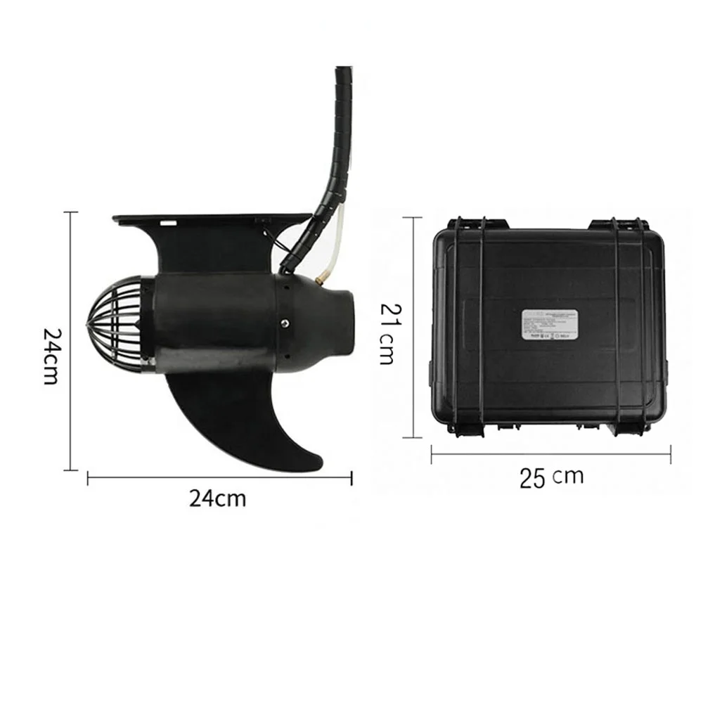 Powerful Electric Fin Thruster 12v With Battery Trolling Motor Electric