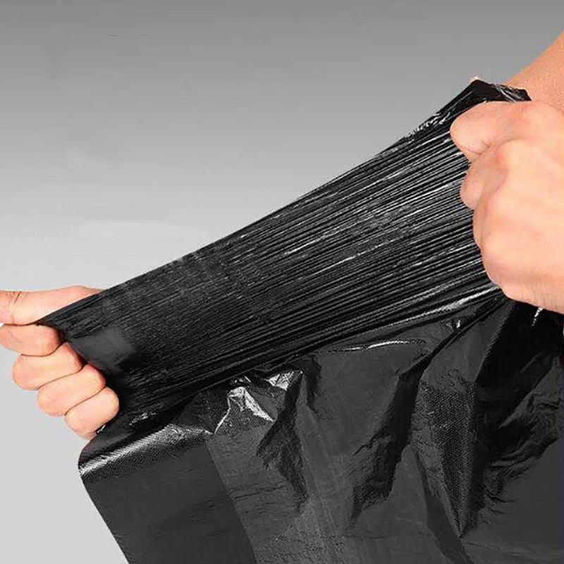 Heavy Duty Extra Large Bin Liners Garbage Trash Bags Black Plastic Bags