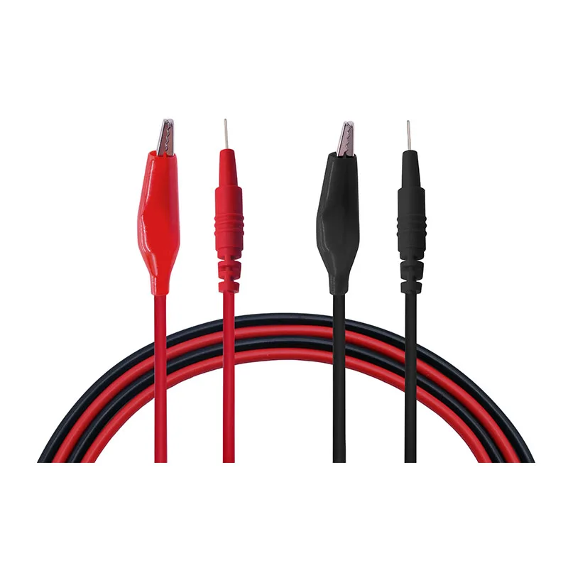 Alligator clip to test pin cable for multimeter - ANKUX.COM