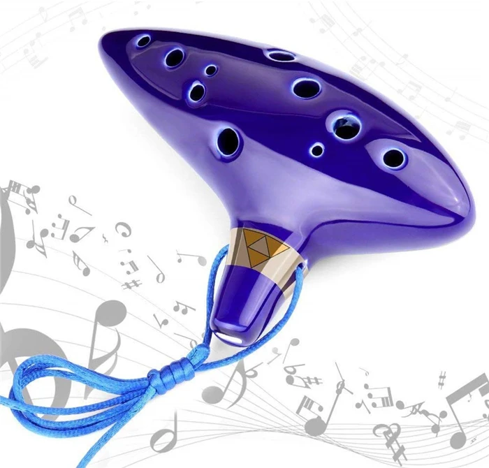 "ocarina Of Time" 12 Hole Zelda Ocarina,12 Hole Alto C Ocarina,Ceramic