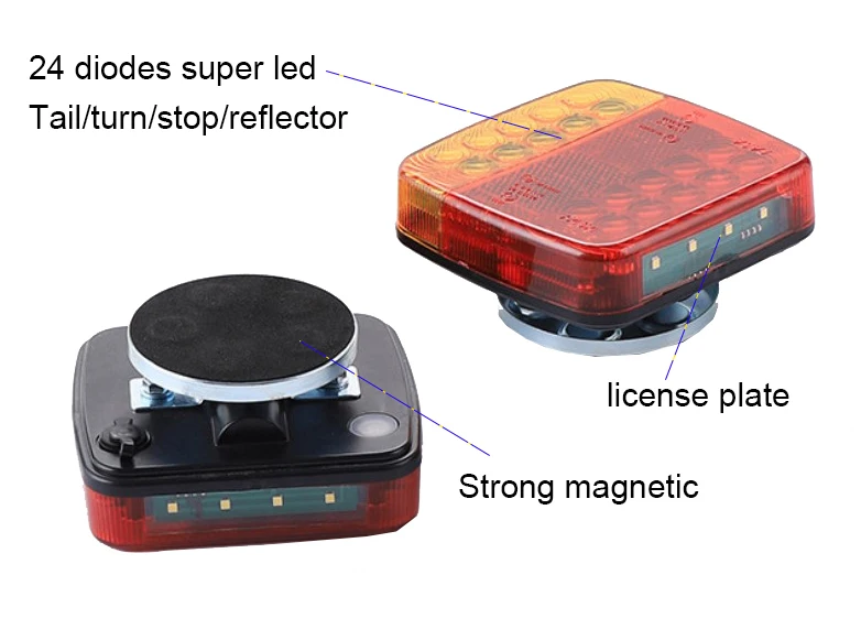 12v Wireless Trailer Light Kit Led Trailer Tail