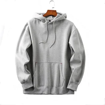 reverse weave blank hoodie