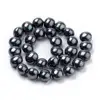 Pandahall Black Oval Shell Pearl Beads String