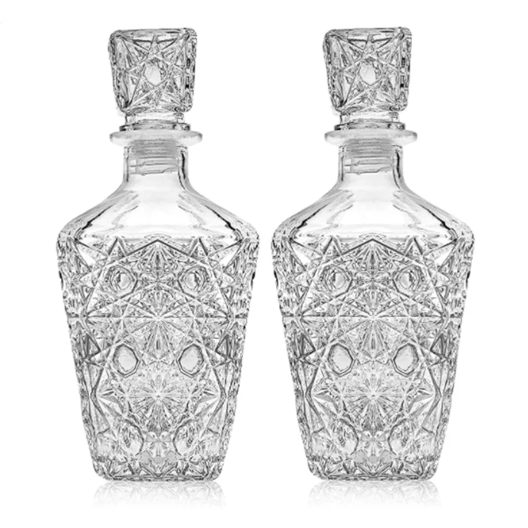 Wholesale Bulk Wine Whiskey Decanter Glass Bottle Decanter 750ml Glass