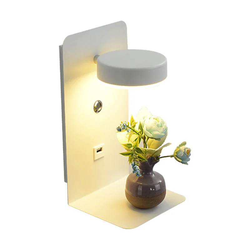 wireless charging LED spot  wall light  bedroom bedside lamp for Hotel corridor KTV background coffee shop  living room