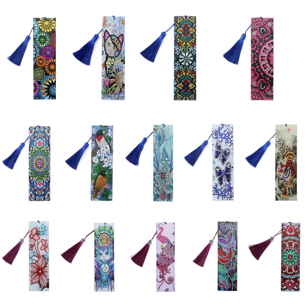 Diamond Painting Bookmark 5d Diy Special Shaped Diamond Art Mosaic