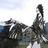 Modern Large Abstract Art Garden Outdoor Metal Eagle Statue for Sale