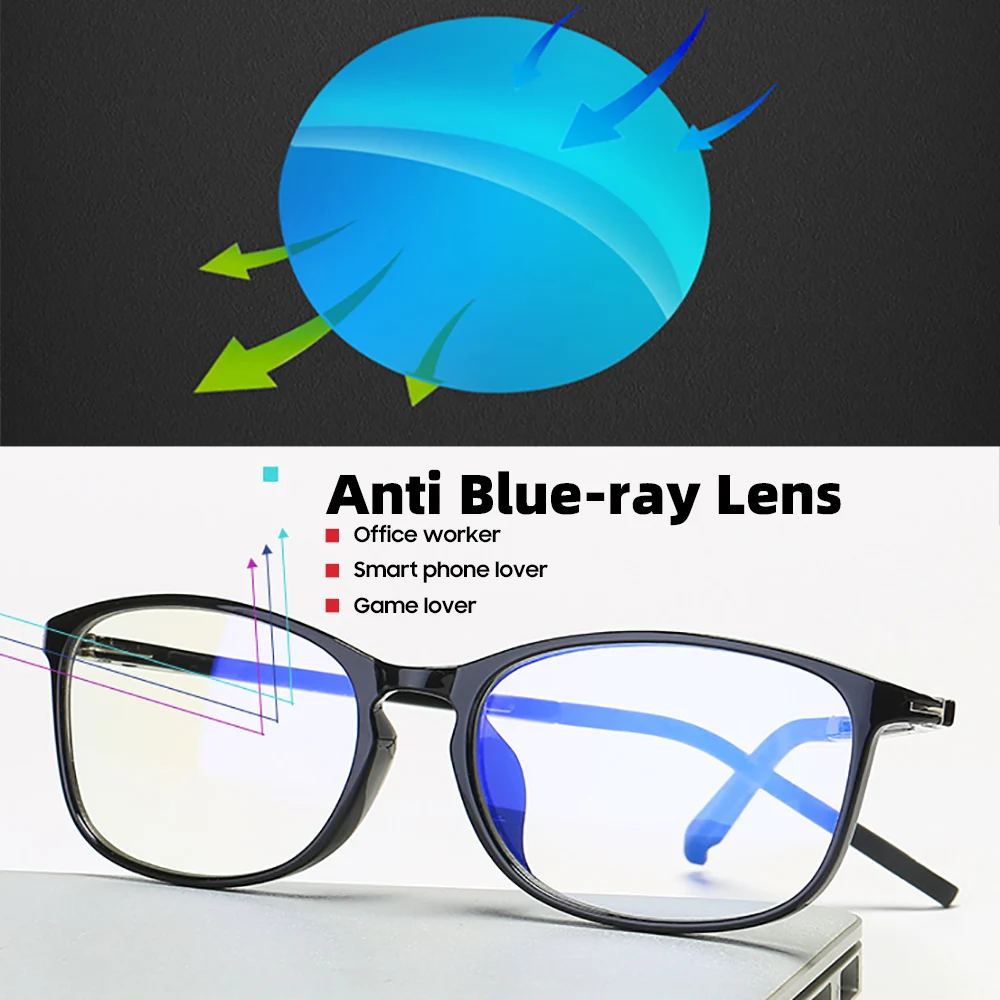 Anti Blue Light Glasses Men Bluelight Radiation Women Tr90 Computer Protection Gaming Glasses