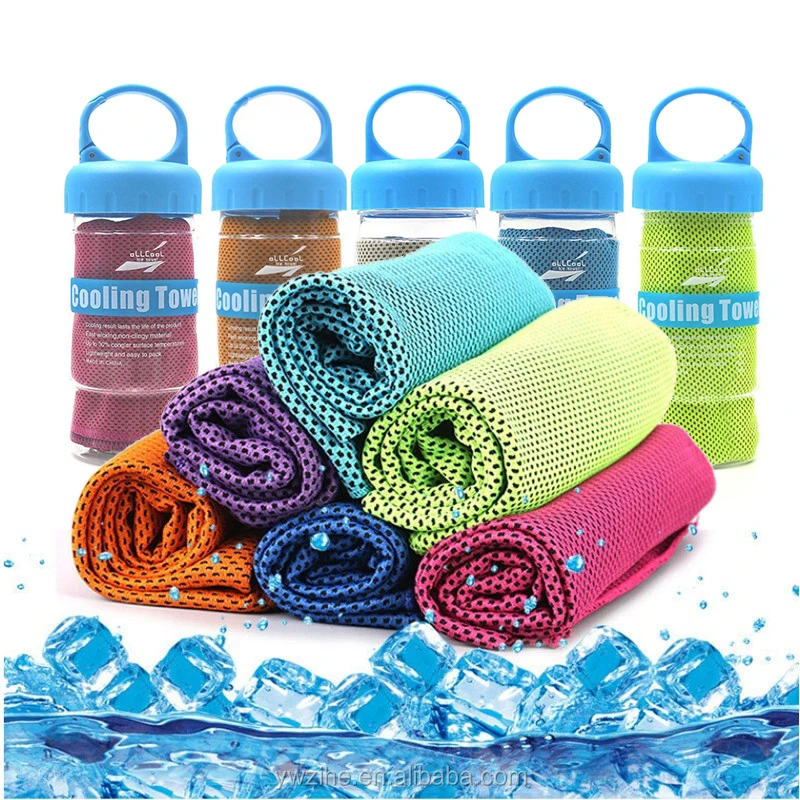 Outdoor Sports Exercise Instant Cooling Ice Towel Reusable Chill Heat Relief 