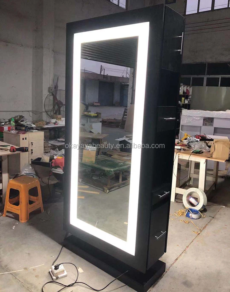 Salon Hair Equipment Salon Stations Barber Mirrors Salon Mirror Station With Led Light Buy