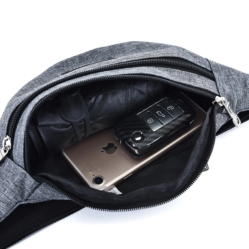 mini fashionable luxury  functional  waterproof oxford fabric woman lightweight large capacity mini waist belt bag