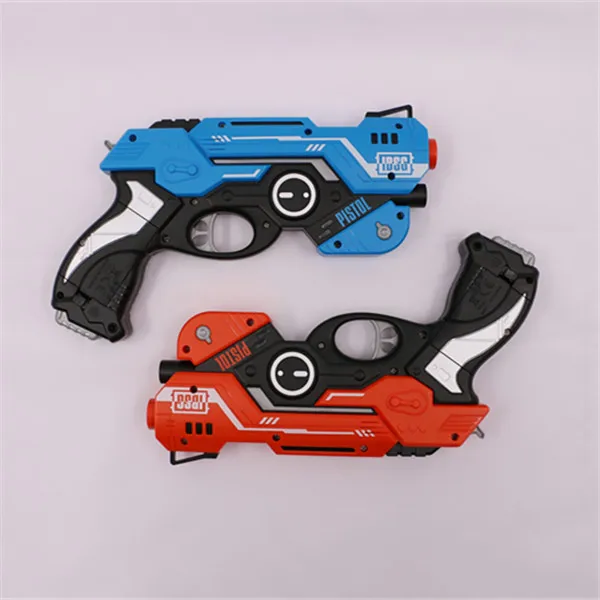 Pistolet Laser Silvergear Avec Projecteur - Jeu Laser Tag Enfants Adultes - 3 Jeux Projection - 10 Niveaux