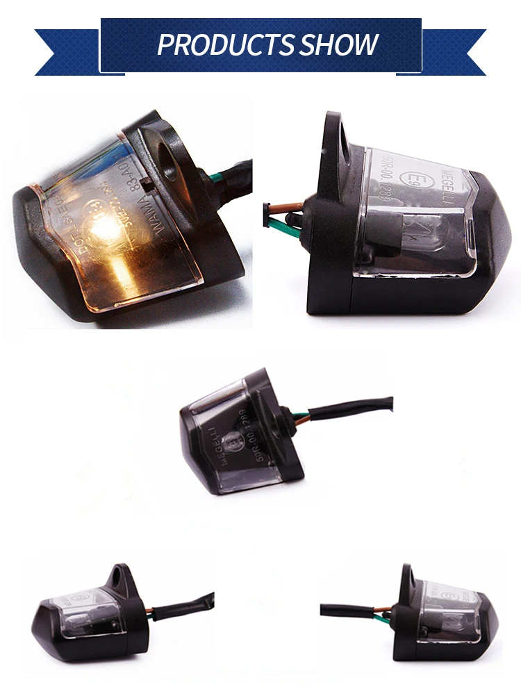 Custom Universal Drive Led Number Plate Light Bulbs Holder 12v Hjg