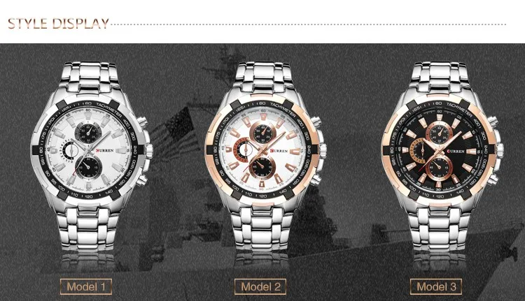 curren men watch dress japanese movement quartz watch 8023 stainless steel band curren brand luxury men quartz wrist watch