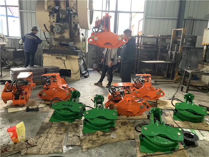 powerful hydraulic tree shear for excavator