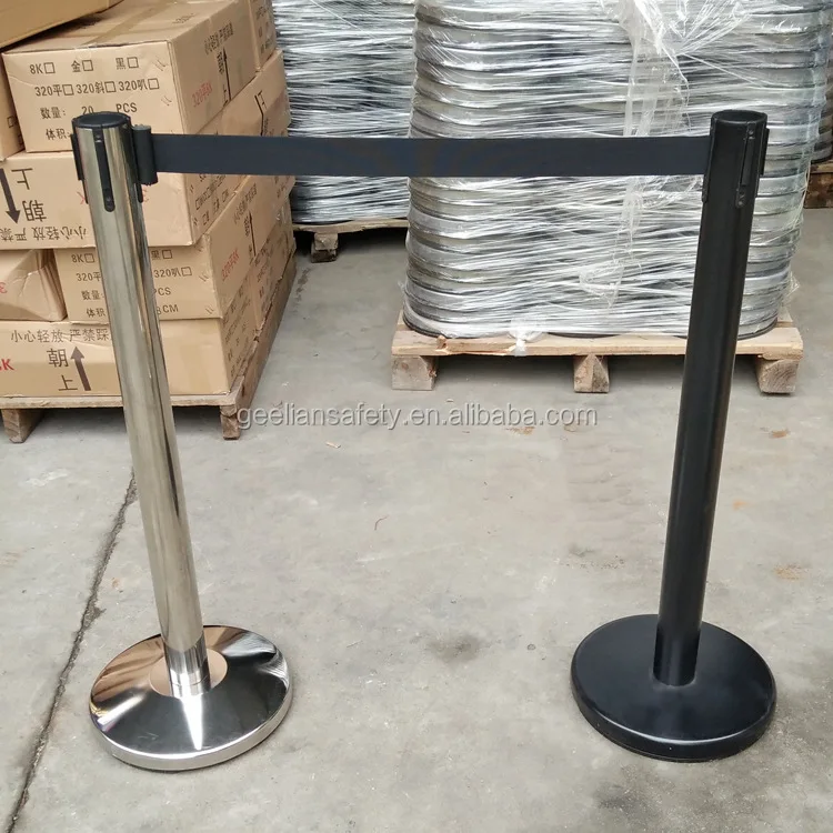 Promotion Price!! High Quality Rope And Post,Retractable Belt Queuing