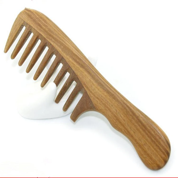 Amazon Hot Seller Hair Comb For Detangling Straight Curly Hair Wood ...