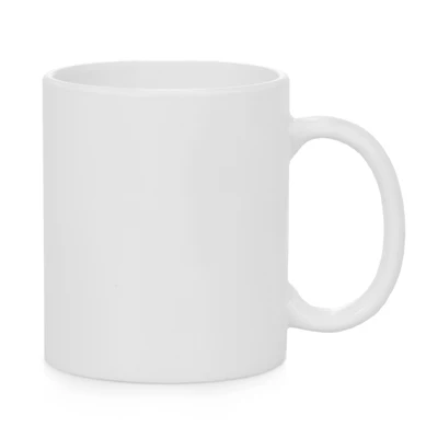 

Ceramic Mugs Coffee Blank Custom For Coated Oz Cup Porcelain Wholesale With Handle Plain 11Oz Sublimation White Mug, White color